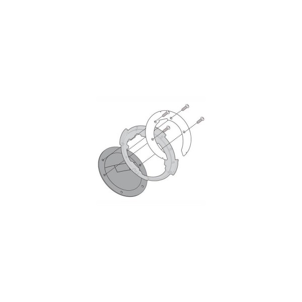 KAPPA Kappa BF11K Metal Tank Bag Flange Fitting Kit